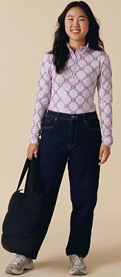 Превью Женский свитер Свитер POIVRE BLANC W25-1940-WO Monogram Purple