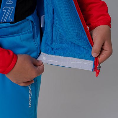 Превью Детская лыжная куртка Куртка лыжная NORDSKI Jr. Premium Blue/Red