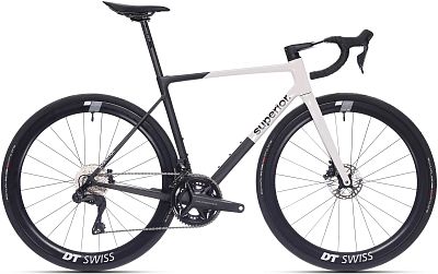 Превью Карбоновый шоссейный велосипед Велосипед SUPERIOR RR 9.8 (2025) Matte Carbon/White