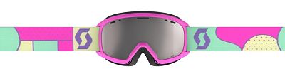 Превью Горнолыжная маска Маска горнолыжная SCOTT Junior Witty Chrome Neon Pink/Silver Chrome (271826-0292313)