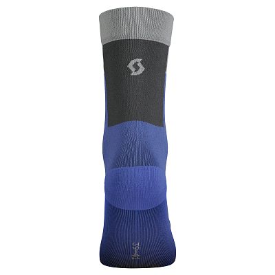 Превью  Носки велосипедные SCOTT Block Stripe Crew Dream Blue/Light Grey