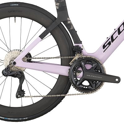 Превью Гоночный шоссейный велосипед Велосипед SCOTT Foil RC 10 (2026) Violet Pink/Carbon Black